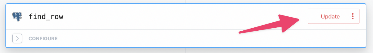 Update Action Button