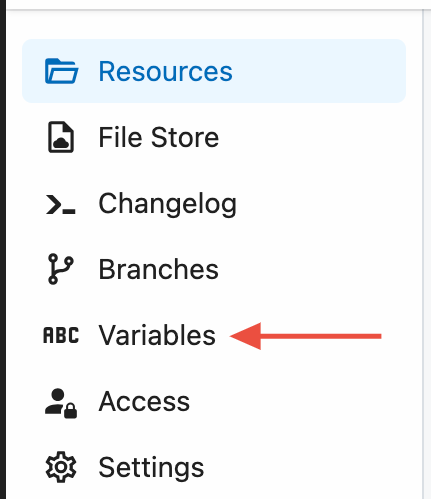 Project Variables