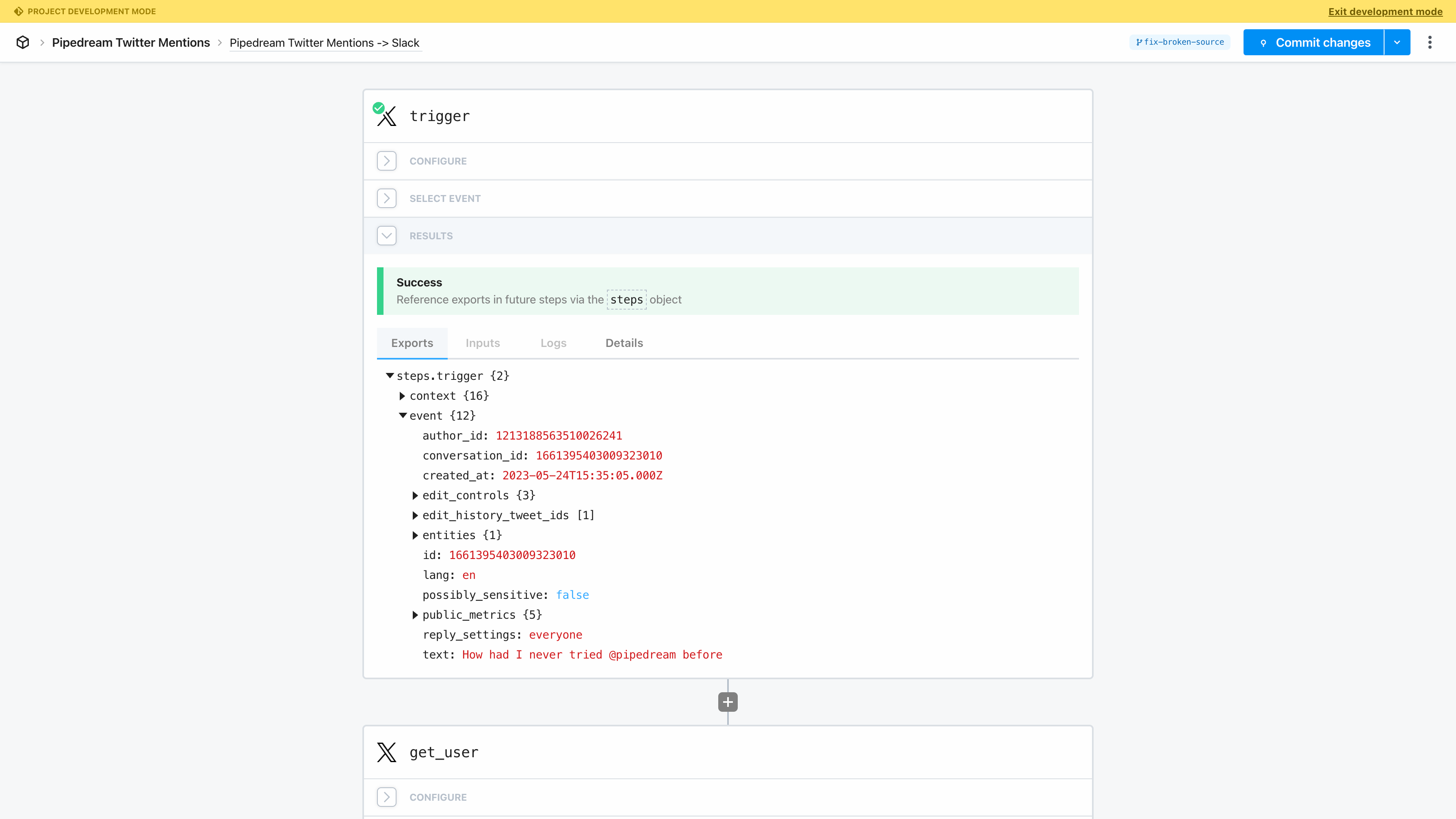 Send X (Twitter) mentions to Slack