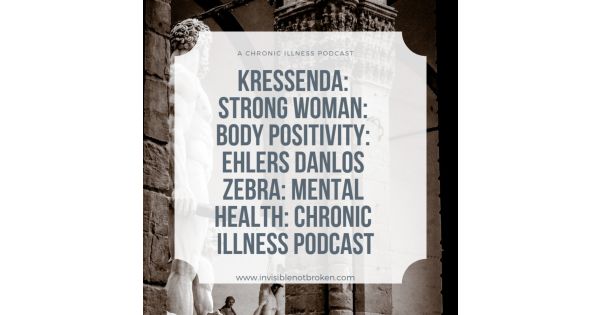 Kressenda Strong Woman Body Positivity Ehlers Danlos Zebra