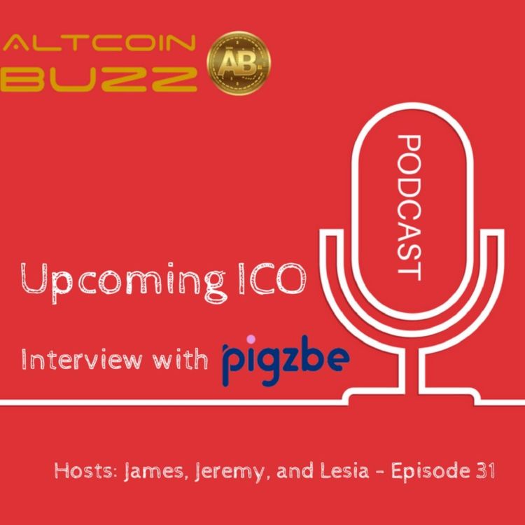 cover art for Interview with upcoming ICO Pigzbe - EP. 31
