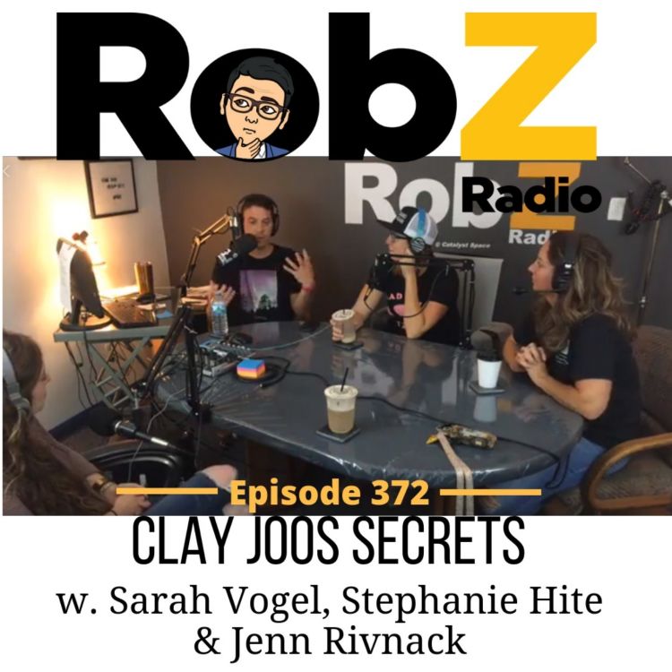 cover art for 372 Clay Joos Secrets w. Sarah Vogel, Stephanie Hite & Jenn Rivnack