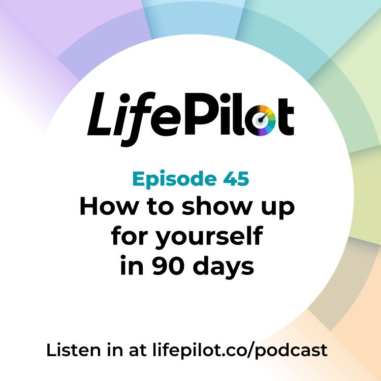 cover art for Eps 45: How to show up for yourself in 90 days