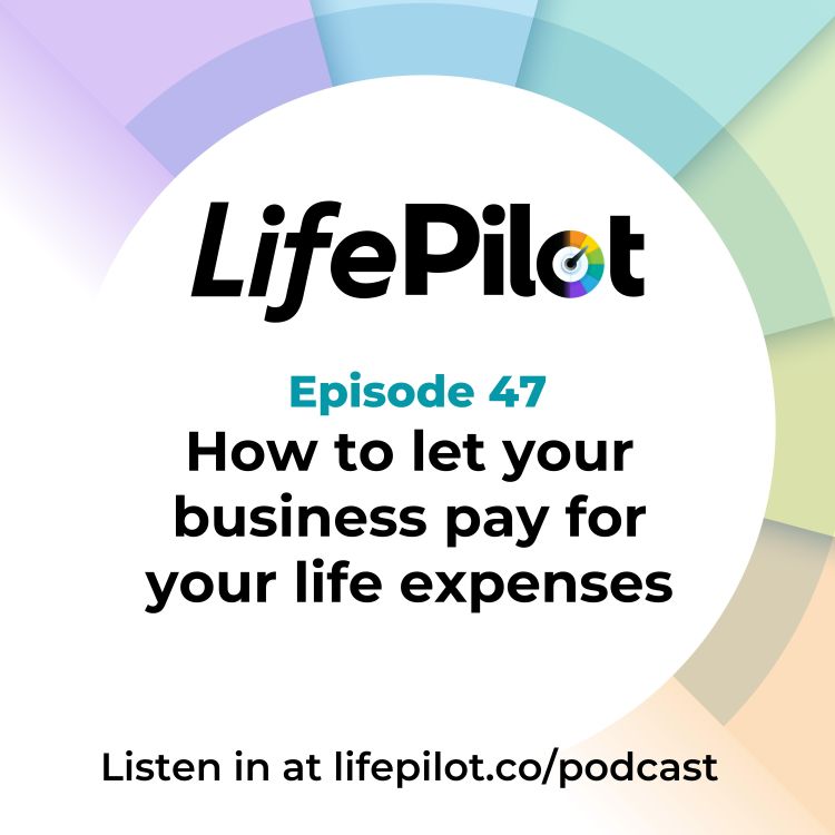 cover art for Eps 47: How to let your business pay for your life expenses