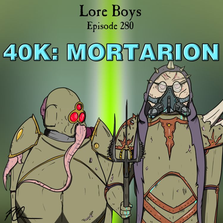 cover art for Warhammer 40K Lore - Mortarion