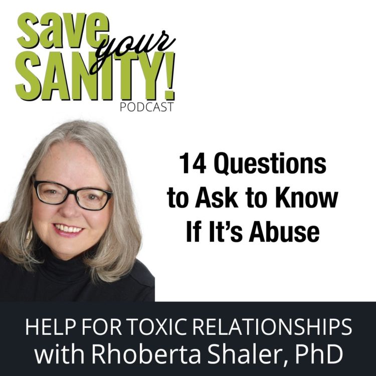 cover art for 14 Questions To Ask To Know If It's Abuse