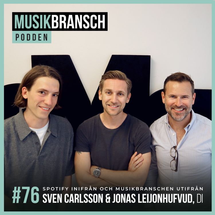 cover art for 76. Spotify inifrån och musikbranschen utifrån - Sven Carlsson & Jonas Leijonhufvud, DI [Original]