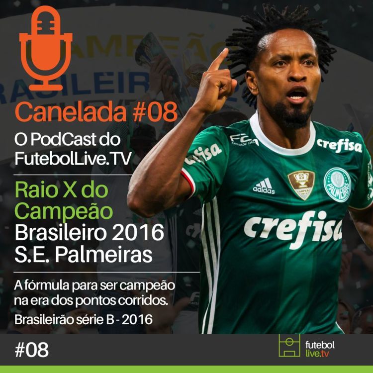 cover art for Canelada #08 - Raio x do Campeão Palmeiras