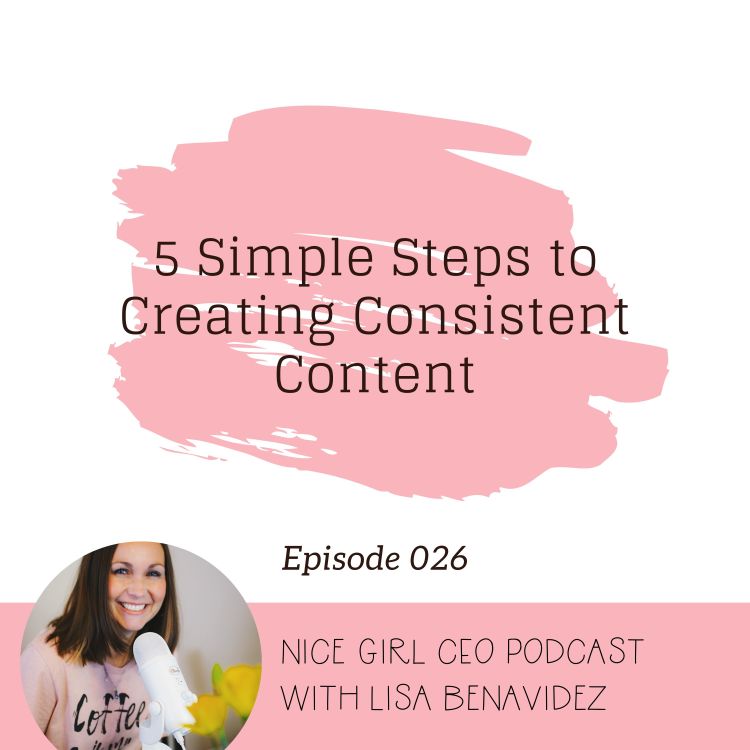 cover art for 5 Simple Steps to Creating Consistent Content