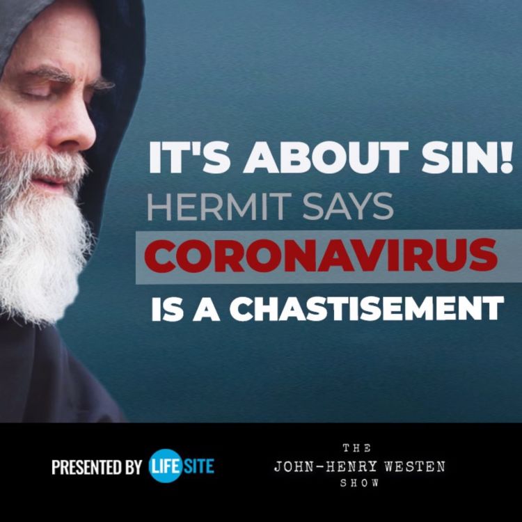 cover art for 'It's About Sin!'  Hermit says coronavirus is a 'chastisement'