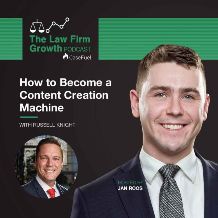 cover art for How to Become a Content Creation Machine with Russell Knight