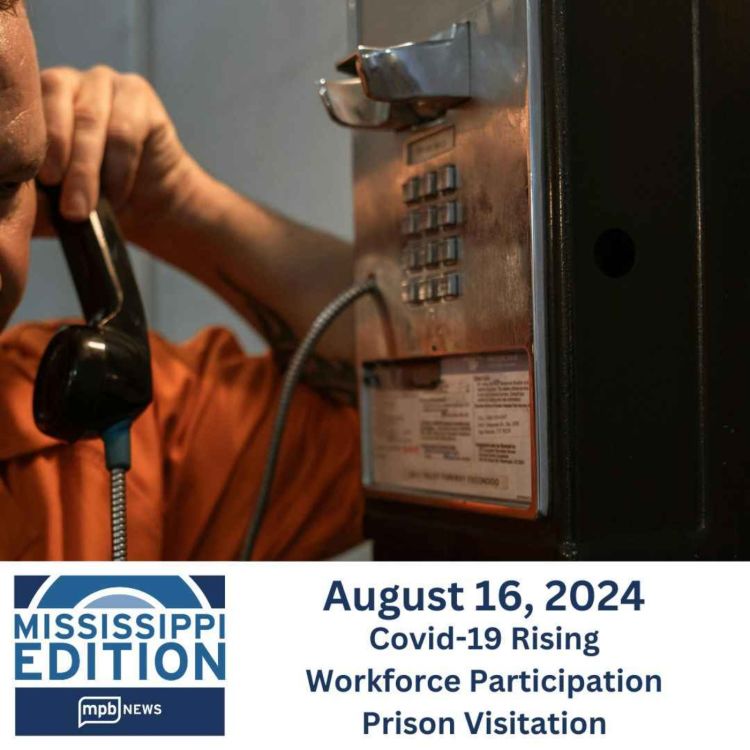 cover art for 08/16/2024: Covid-19 Rising | Workforce Participation | Prison Visitation