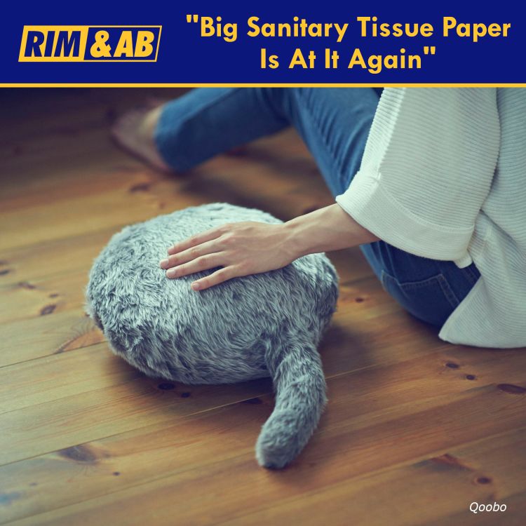 cover art for "Big Sanitary Tissue Paper Is At It Again" | Rimcast with Rim and AB