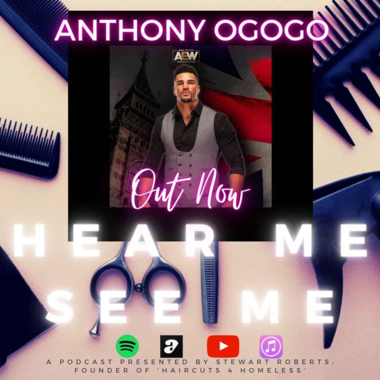 cover art for Hear Me, See Me. Podcast. Anthony Ogogo, Olympic boxer.