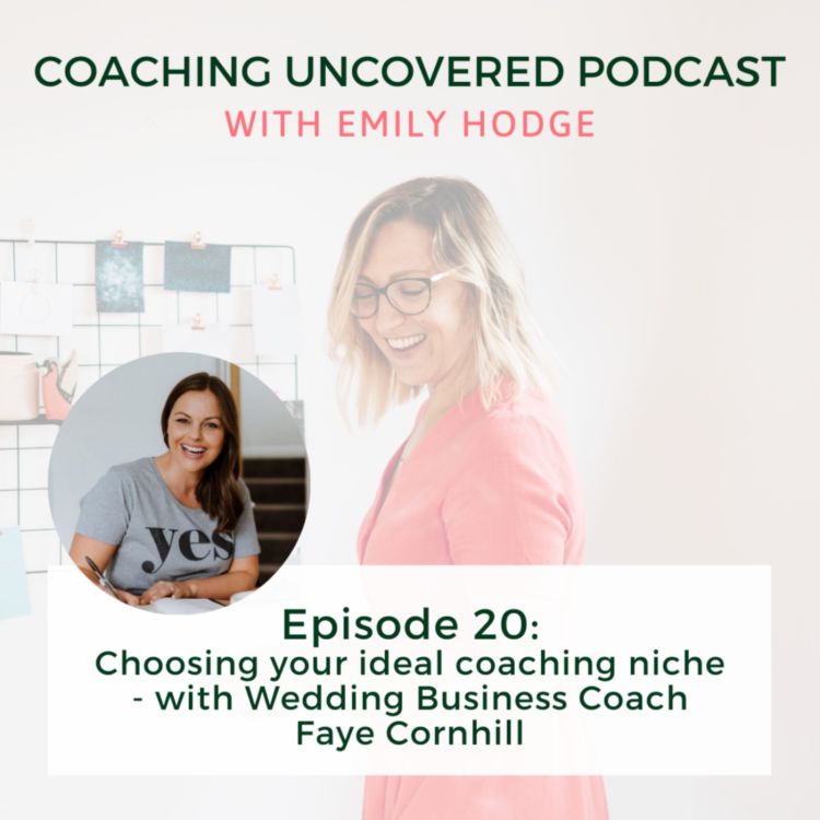 cover art for Episode 20: Choosing your ideal coaching niche - with Wedding Business Coach Faye Cornhill