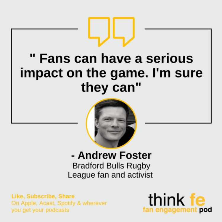 cover art for What role for activists in change? Andrew Foster, activist & Bradford Bulls fan