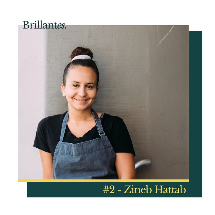 cover art for #2 - Zineb Hattab, from engineering to haute (vegan) cuisine 