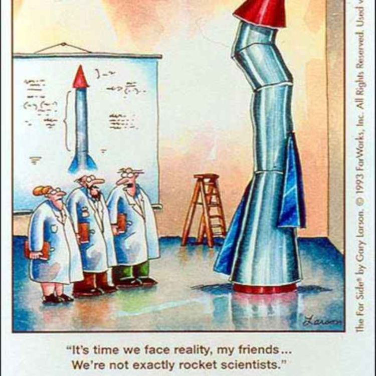 cover art for We're not exactly rocket scientists!