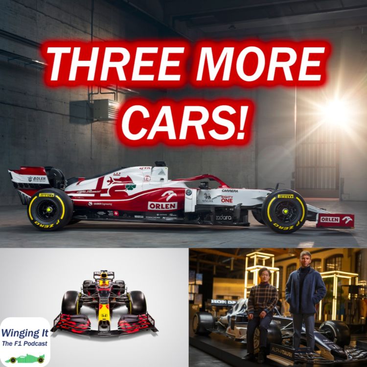 cover art for Three More Cars! 2021 AlphaTauri, Alfa Romeo and Red Bull launched