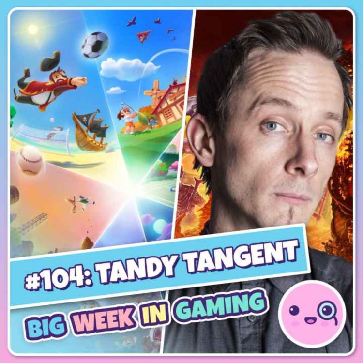 cover art for 104: Tandy Tangent (Mick Gordon/Doom Eternal, Control 2, Sports Story, GOTY Predictions)