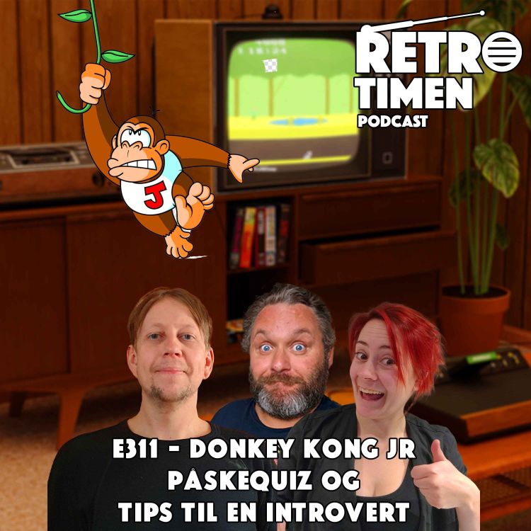 cover art for E311 - Donkey Kong Jr, Påskequiz og tips til en introvert