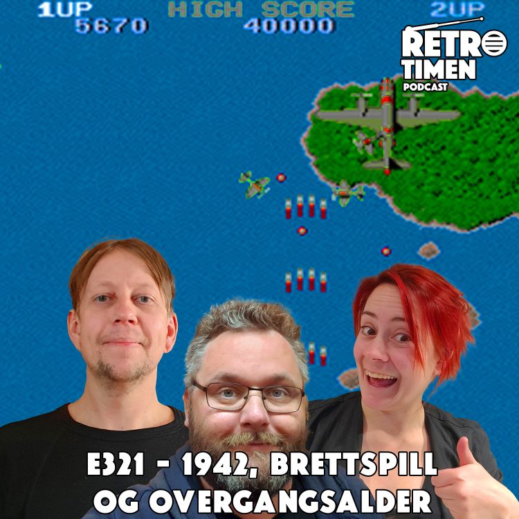 cover art for E321 - 1942, brettspill og overgangsalder