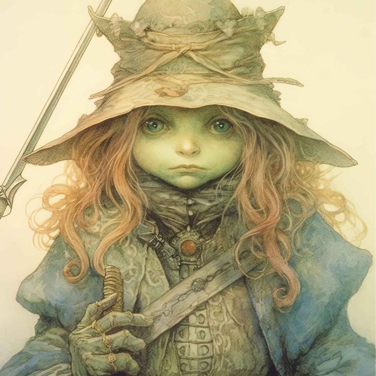 cover art for The Toad Witch