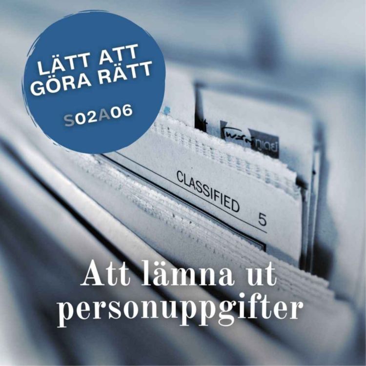 cover art for Att lämna ut personuppgifter