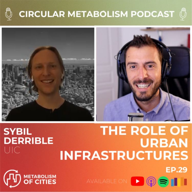 cover art for The Role of Urban Infrastructures (Prof. Sybil Derrible) - Circular Metabolism Podcast ep.29