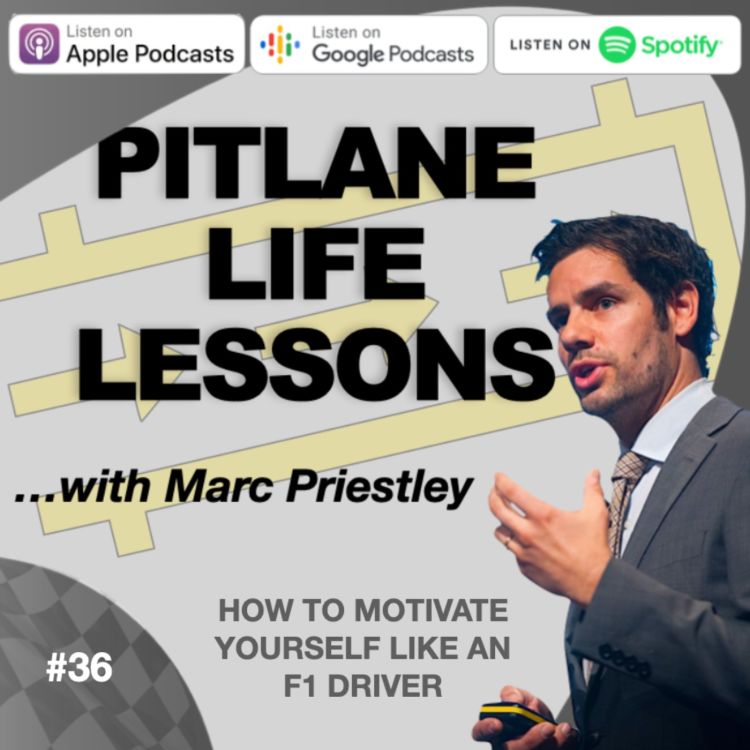 cover art for EP36 - How To Motivate Yourself Like An F1 Driver