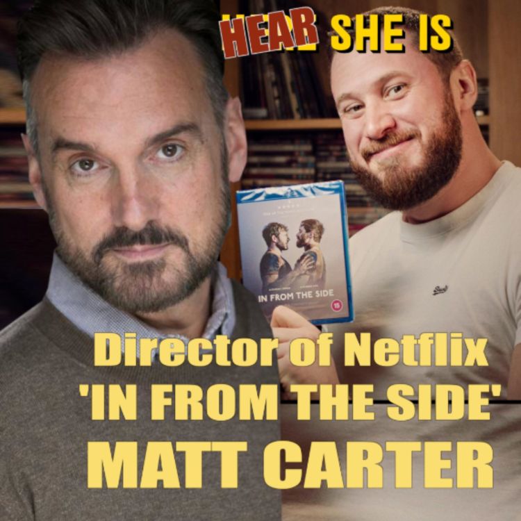 cover art for HEAR SHE IS / IN FROM THE SIDE / MATT CARTER