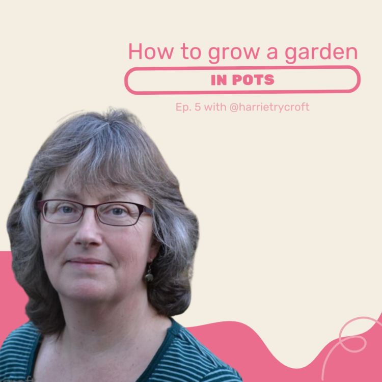 cover art for How to grow a garden in pots with @harrietrycroft