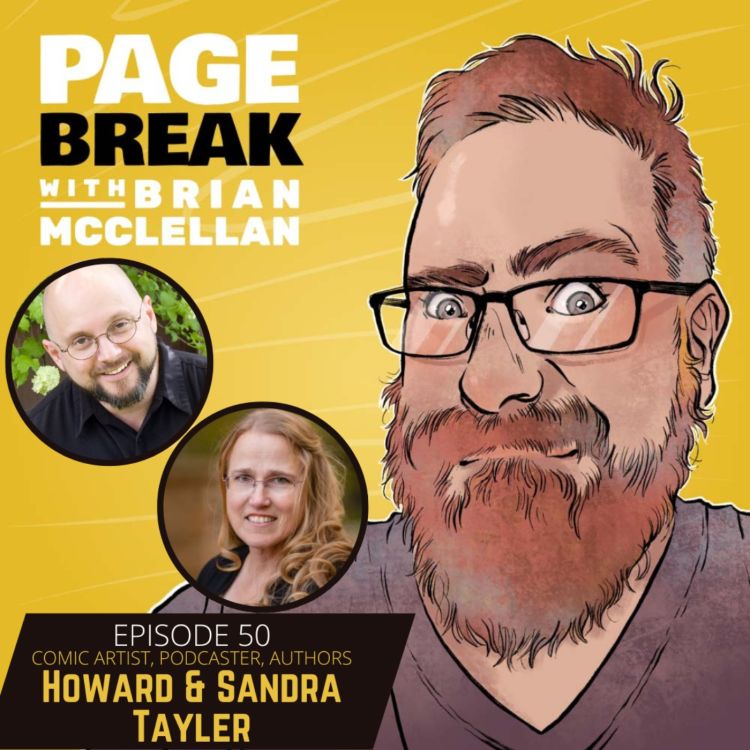 cover art for Ep 50 - Howard and Sandra Tayler - Comic Artist, Podcaster, Authors