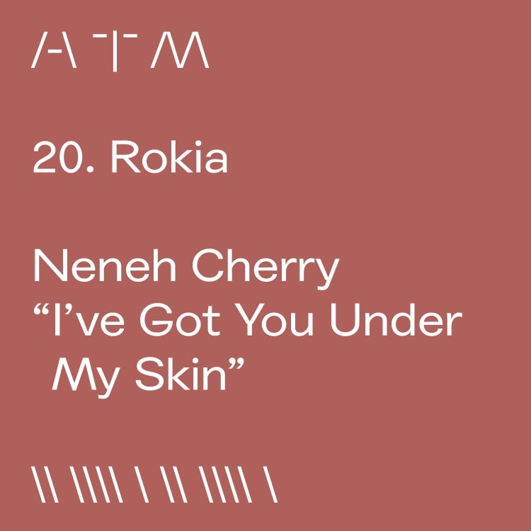 cover art for 20. Rokia Bamba / Neneh Cherry  "I've Got You Under My Skin"