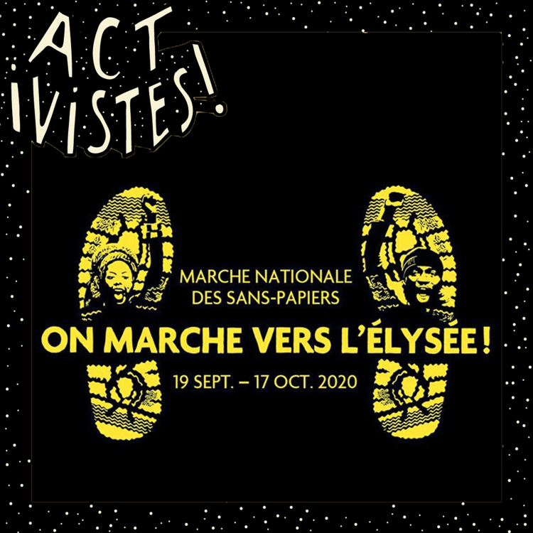 cover art for La marche nationale des sans papiers, avec Amel – Collectif des immigrants de France