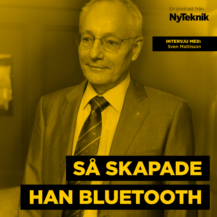 cover art for #41- Så skapade han Bluetooth, stor intervju med prisade Ericssoningenjören Sven Mattisson.