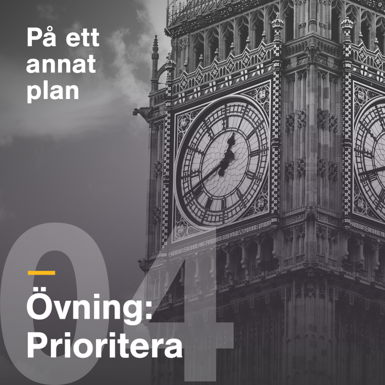 cover art for Övning: Prioritera