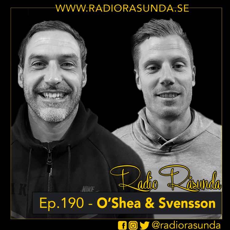 cover art for Radio Råsunda #190 - Fys med O'Shea & Svensson