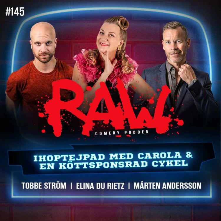 cover art for Ihoptejpad med Carola & En köttsponsrad cykel - Med Elina Du Rietz, Mårten Andersson & Tobbe Ström