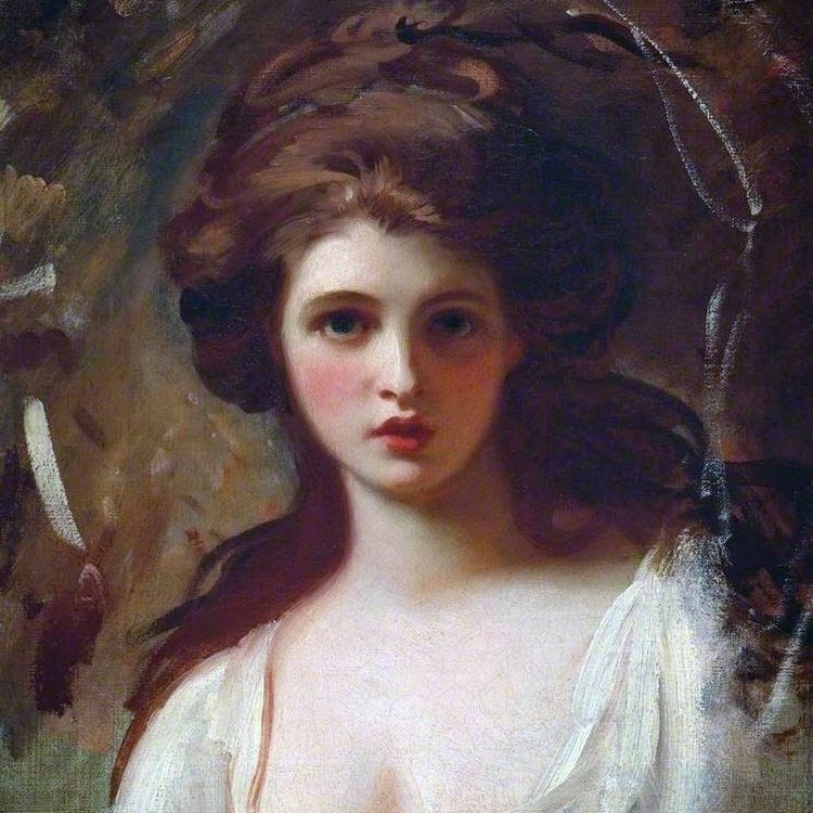 cover art for Emma Hamilton by George Romney, with Kate Williams