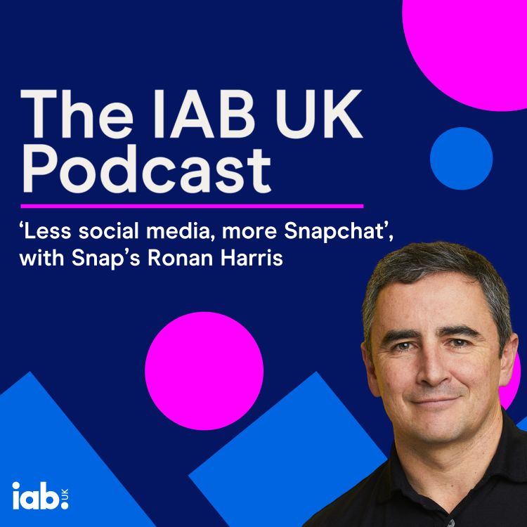 cover art for ‘Less social media, more Snapchat’,  with Snap’s Ronan Harris