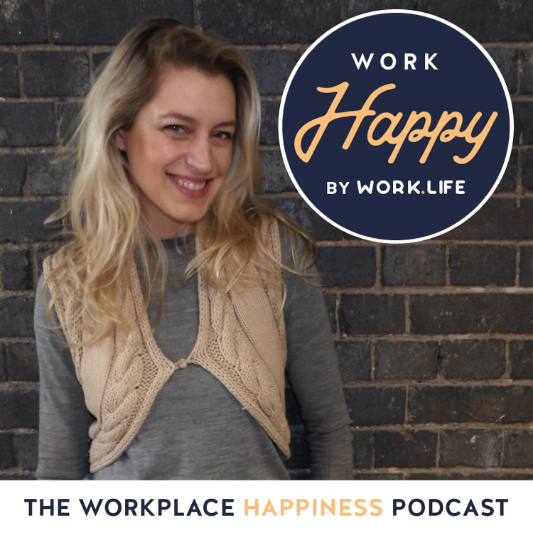 cover art for Sweat Happy: the importance of physical wellbeing for workplace happiness with Hilary Rowland (Co-Founder of BOOM Cycle)