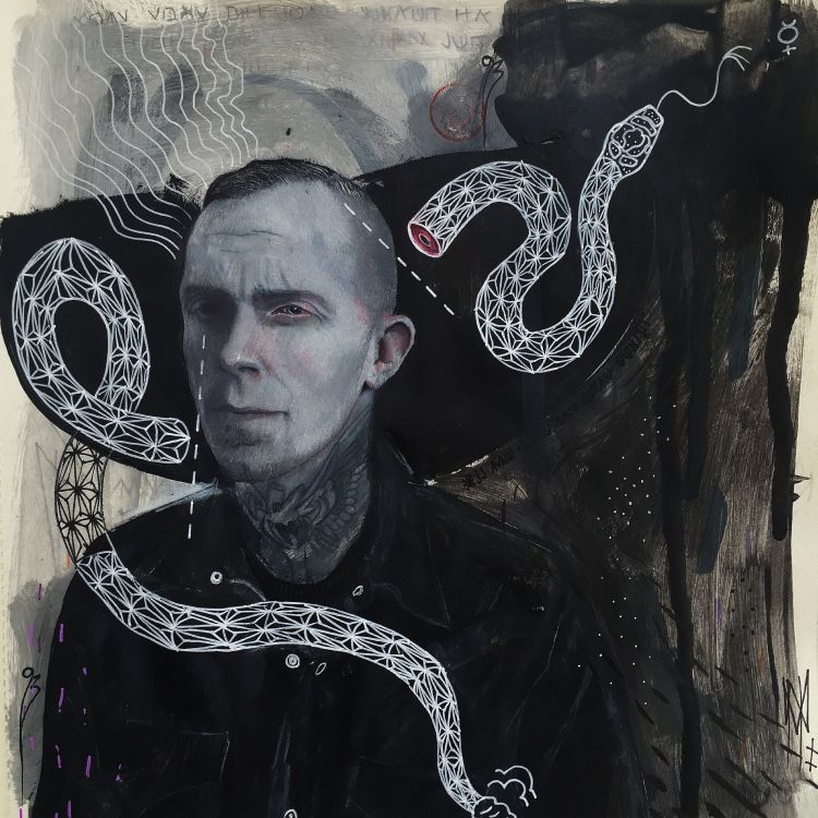 cover art for Episode 6: Jacob Bannon (Converge / Deathwish Records / Visual Artist)