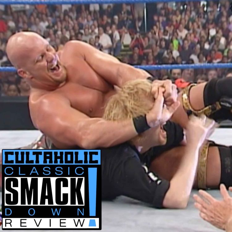 cover art for Classic WWE SmackDown Review #96 | Stone Cold BATTERS Spike Dudley, Albert And Kane Have A BANGER, Tajiri Debuts