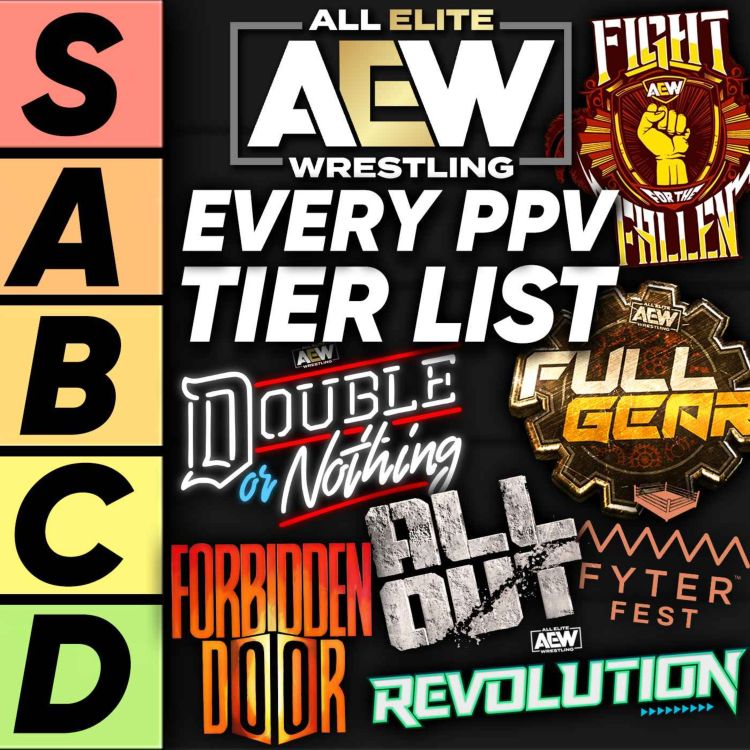 cover art for TIER LIST: Every AEW PPV So Far