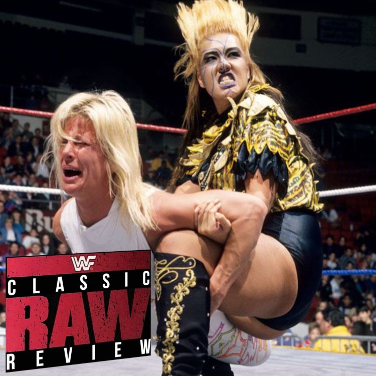 cover art for Classic Raw Review #105 | Sid Attacks Shawn Michaels, Alundra Blayze Battles Bull Nakano