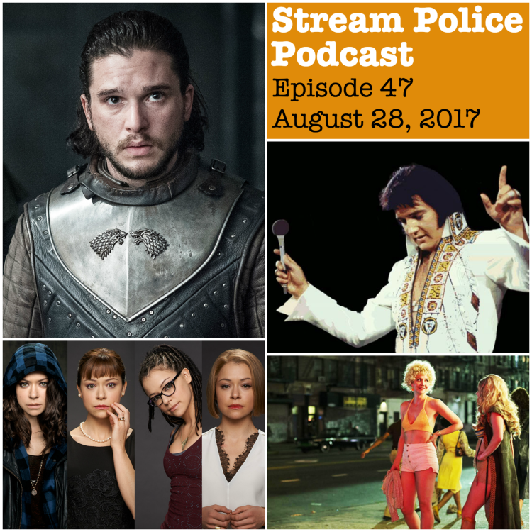 cover art for #47 - Does GAME OF THRONES suck now?; 2017 Fall TV preview; Farewell ORPHAN BLACK; New Taylor Swift!