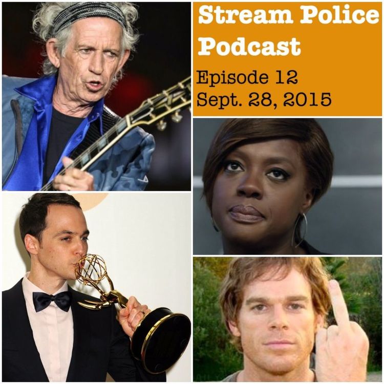 cover art for #12 - Why the Emmys suck; SCREAM QUEENS; HOW TO GET AWAY WITH MURDER; Keith Richards new album