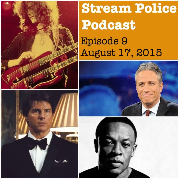 cover art for #9 - Jon Stewart's last DAILY SHOW; TRUE DETECTIVE S2 wrap; Dr. Dre's COMPTON; overrated bands