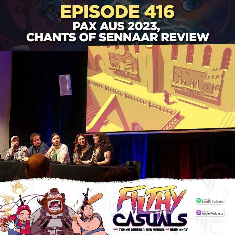 cover art for Episode 416: PAX Aus 2023, Chants of Sennaar Review